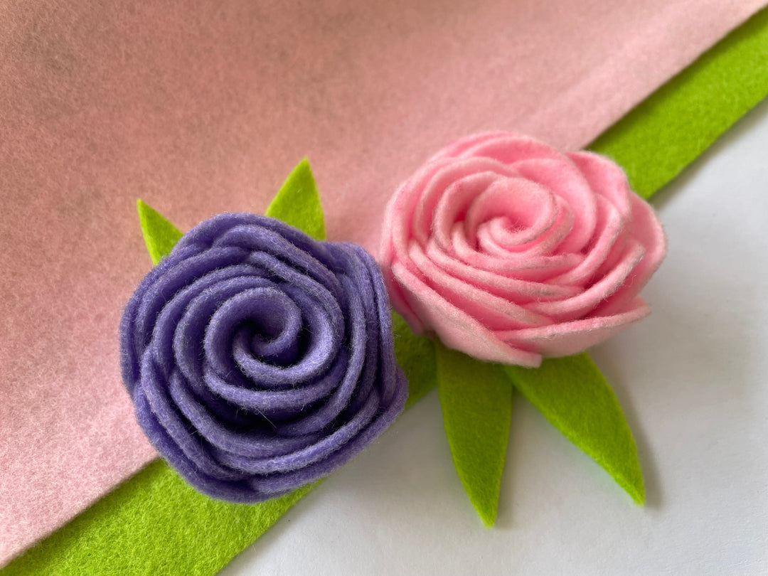 DIY Felt Rose – Easy Step-by-Step Flower Craft for Beginners | FabricLA
