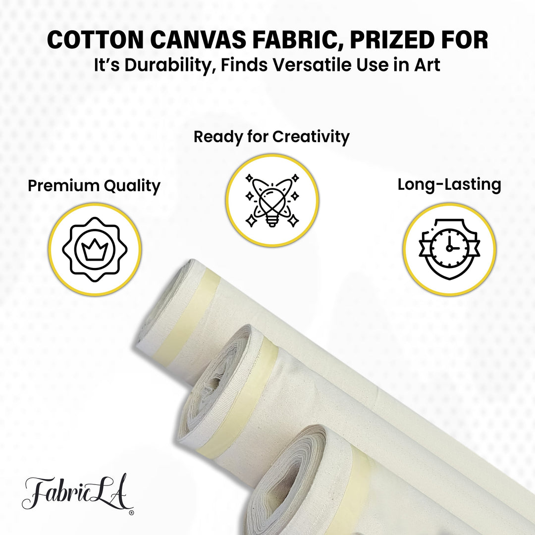 Cotton Duck Canvas Fabric – Durable, Versatile & Perfect for Every Project