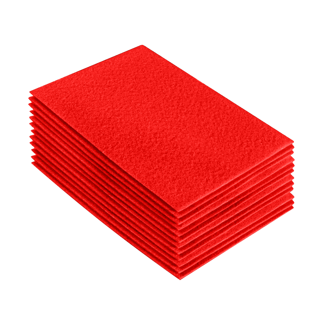 Acrylic Felt 9"X12" Sheet Packs | Hot Orange - FabricLA.com