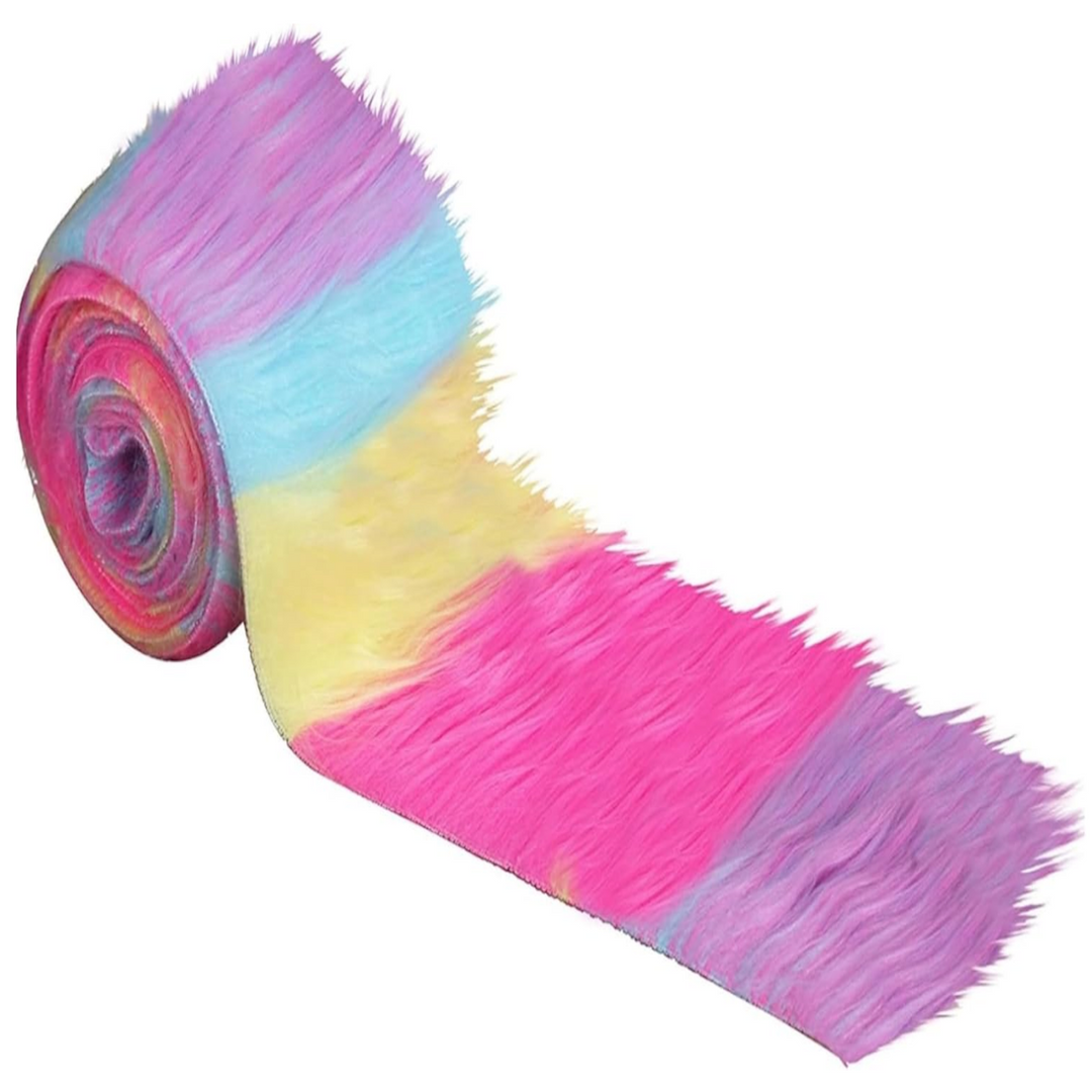 Ribete de piel sintética - Paquetes precortados de 5 x 152 cm | Variedad de paquetes para manualidades y disfraces | Ribete de piel de 152 cm de largo | Artículos para manualidades