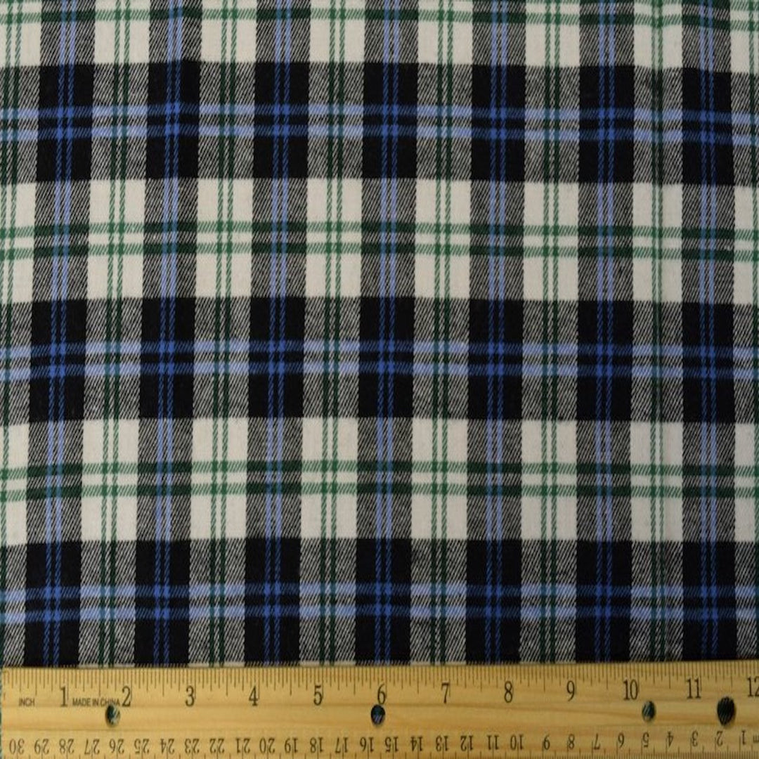FabricLA 100% Cotton Flannel Fabric | 60 inches Wide | Sold By The Yard | Blanket, Pillowcases, Quilting, Sewing, PJ, Shirt, | 9