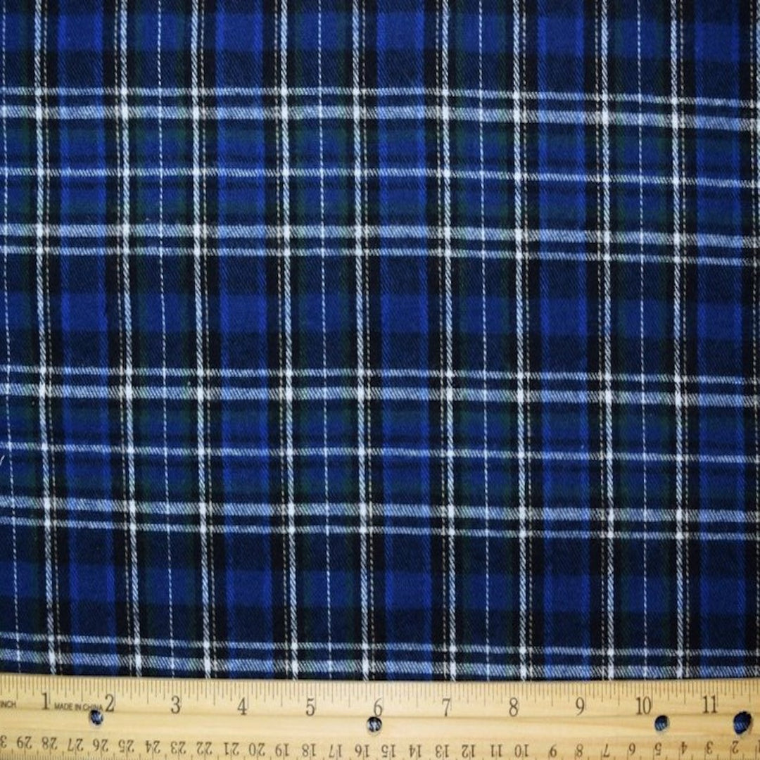 FabricLA 100% Cotton Flannel Fabric | 60 inches Wide | Sold By The Yard | Blanket, Pillowcases, Quilting, Sewing, PJ, Shirt, | 28