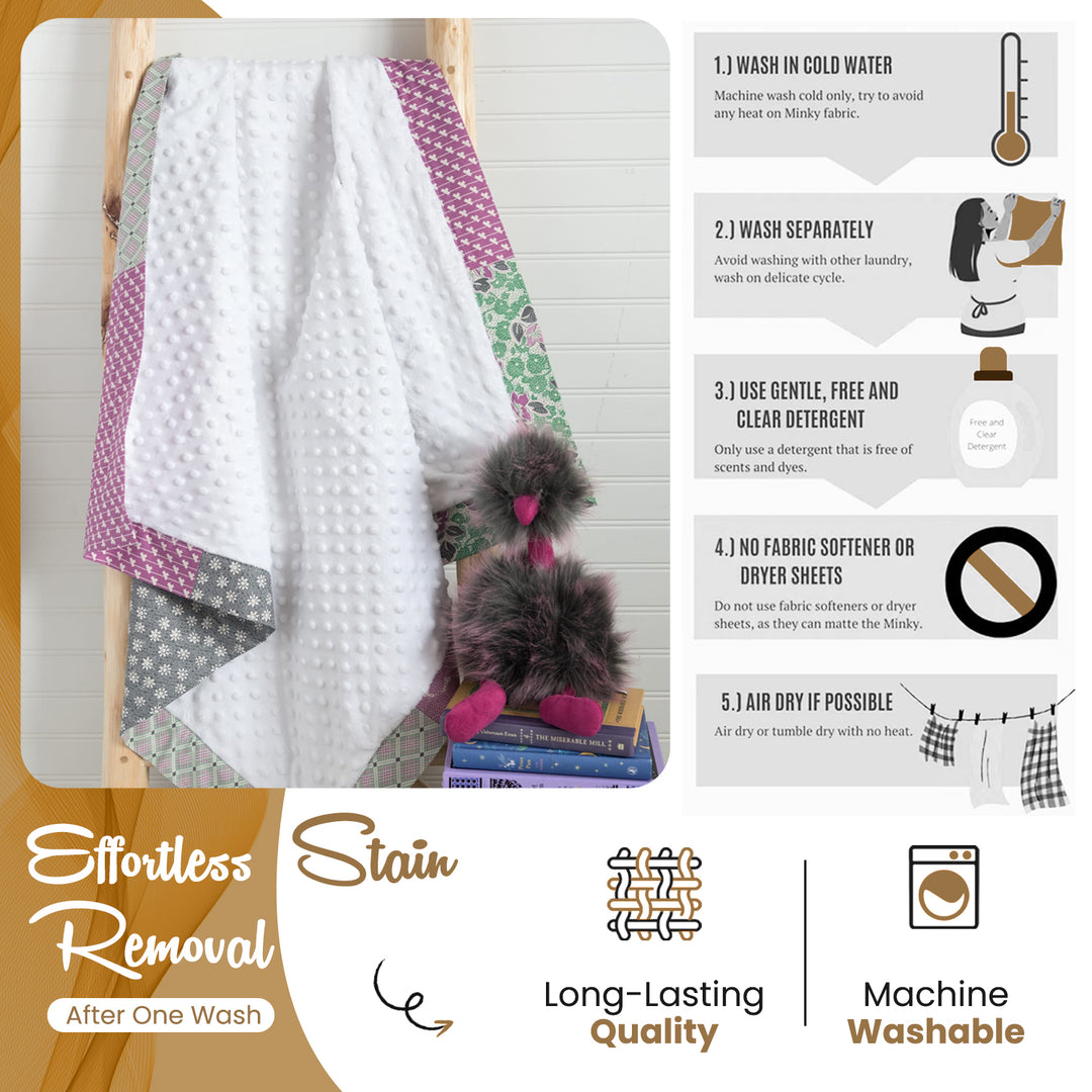 Chocolate Brown Minky Fabric by the Yard | Oeko-TEX Certified Plush | 60" Wide for Baby Blankets & More - FabricLA.com