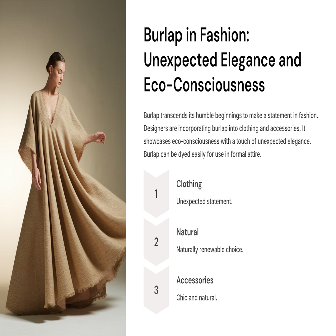 Rollo de tela de arpillera natural: yute ecológico para manualidades, decoración y eventos