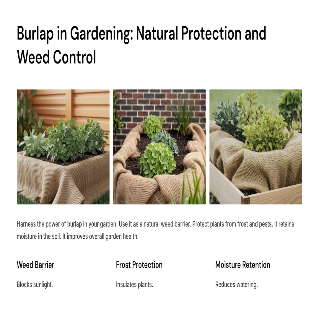 Rollo de tela de arpillera natural: yute ecológico para manualidades, decoración y eventos