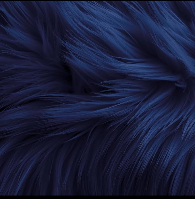 Faux Fur Fabric Squares - Shaggy Fur Patches 4x4 Inches for DIY Crafts, Chair Covers, Seat Cushions - Available in 4, 8, 16 Packs