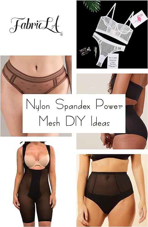 FabricLA Nylon Spandex Performance Power Mesh Fabric | Navy - FabricLA.com