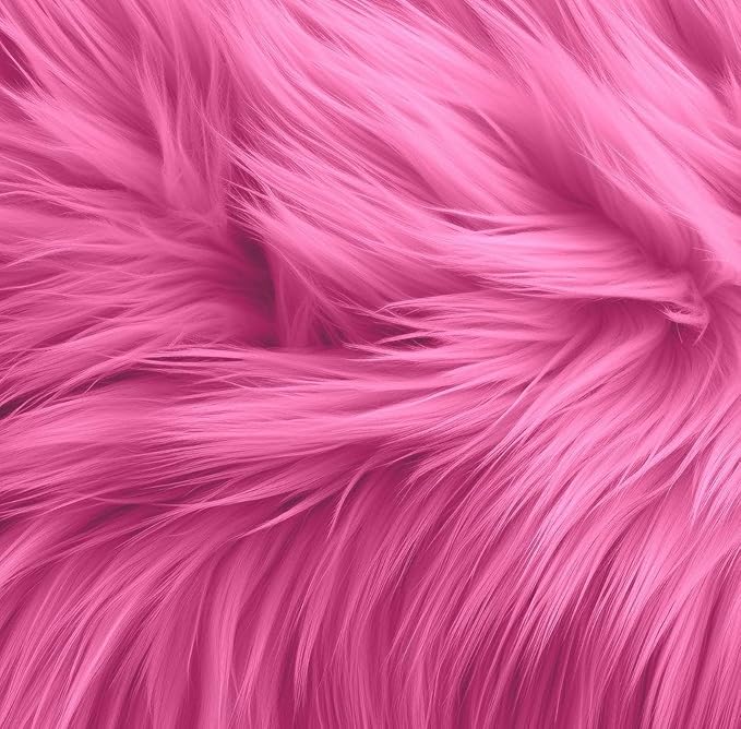 Faux Fur Fabric Squares - Shaggy Fur Patches 4x4 Inches for DIY Crafts, Chair Covers, Seat Cushions - Available in 4, 8, 16 Packs