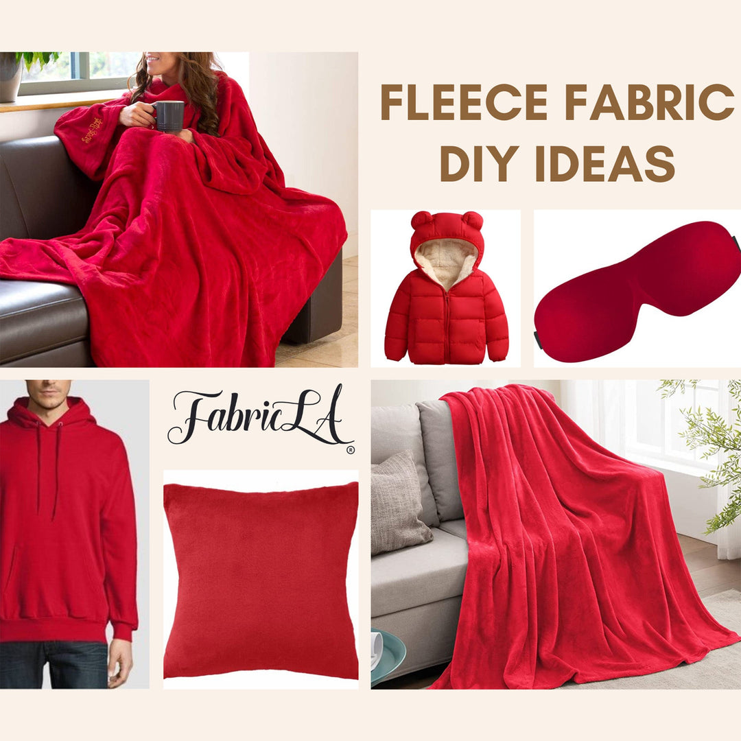 Fleece Fabric By The Yard | Heather Gray - FabricLA.com