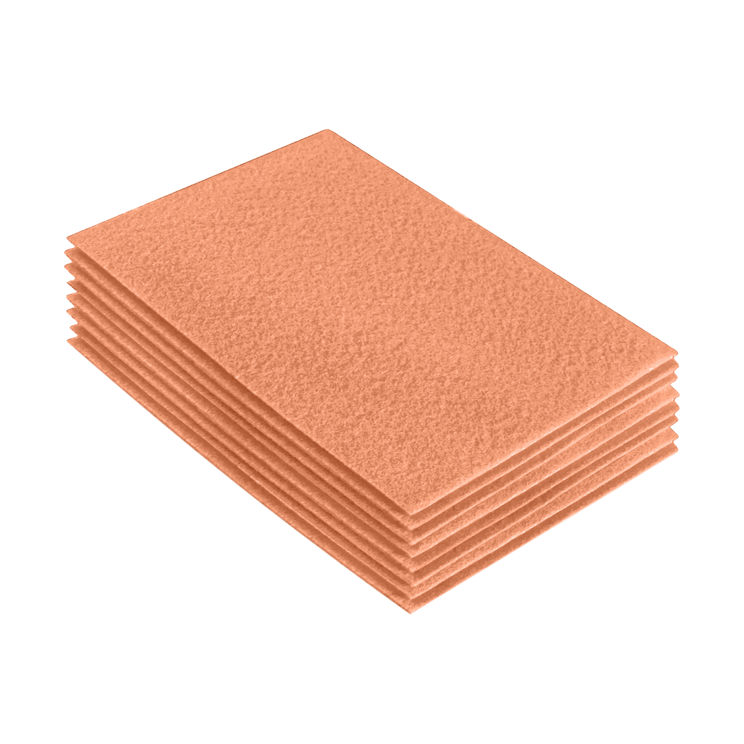 Acrylic Felt 9"X12" Sheet Packs | Light Flesh - FabricLA.com
