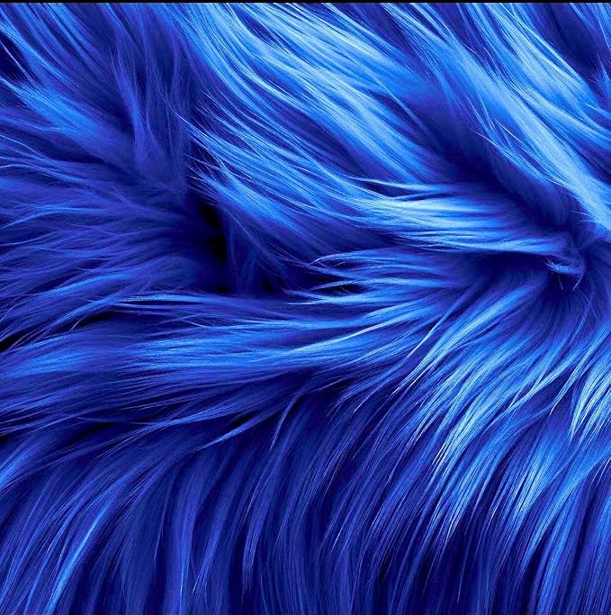 Faux Fur Fabric Squares - Shaggy Fur Patches 4x4 Inches for DIY Crafts, Chair Covers, Seat Cushions - Available in 4, 8, 16 Packs