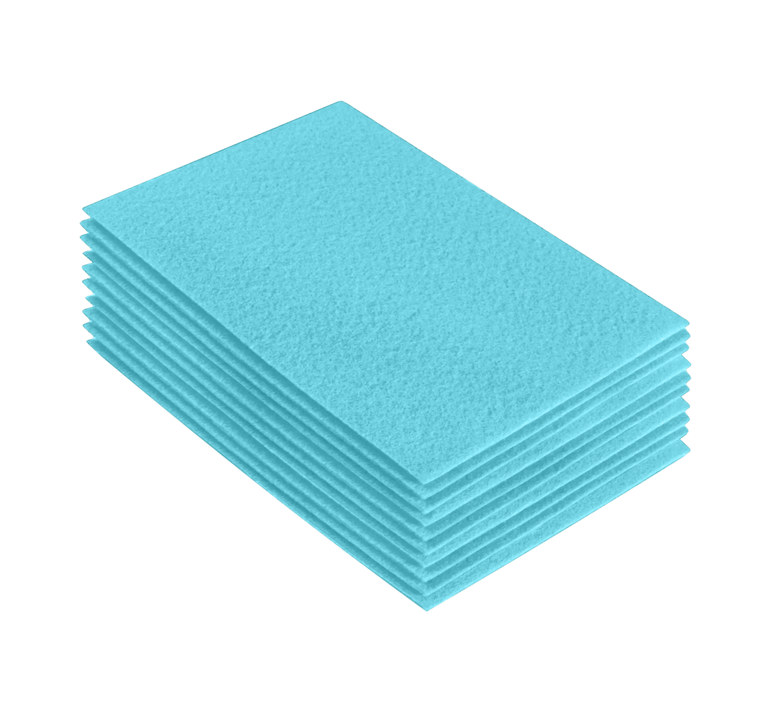 Acrylic Felt 9"X12" Sheet Packs | Baby Blue - FabricLA.com