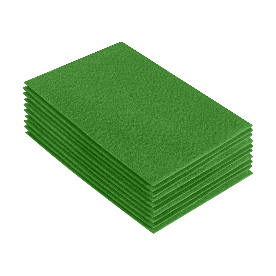 Acrylic Felt 9"X12" Sheet Packs | Green - FabricLA.com