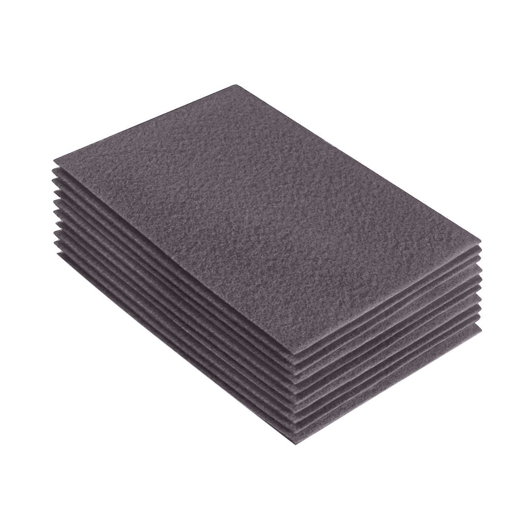Acrylic Felt 9"X12" Sheet Packs | Platinum Gray - FabricLA.com