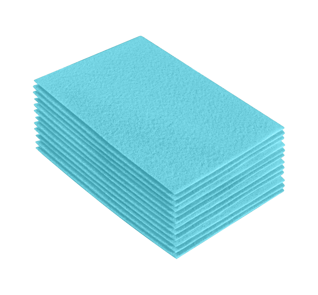 Acrylic Felt 9"X12" Sheet Packs | Baby Blue - FabricLA.com