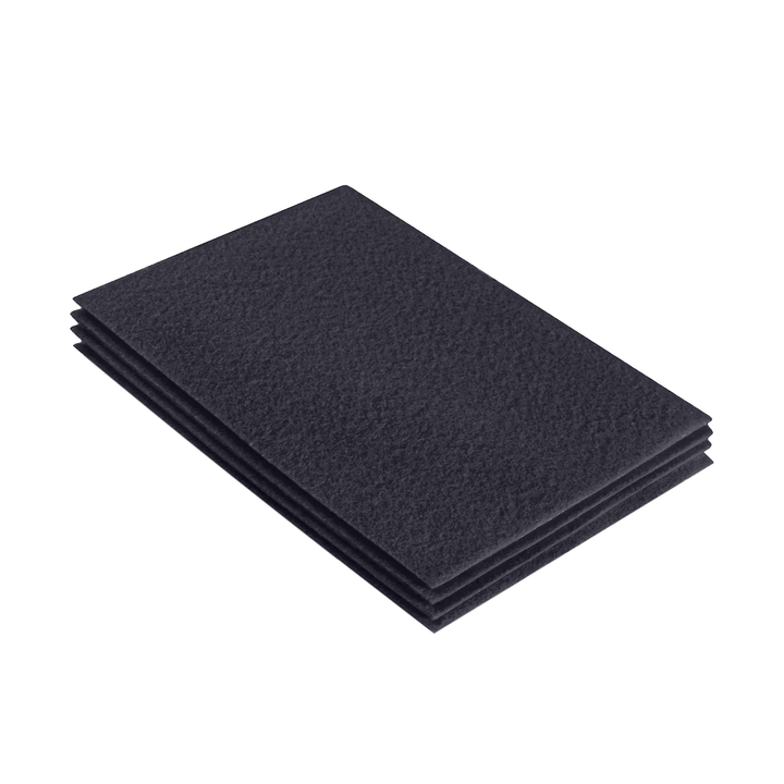 Acrylic Felt 9"X12" Sheet Packs | Dark Gray - FabricLA.com
