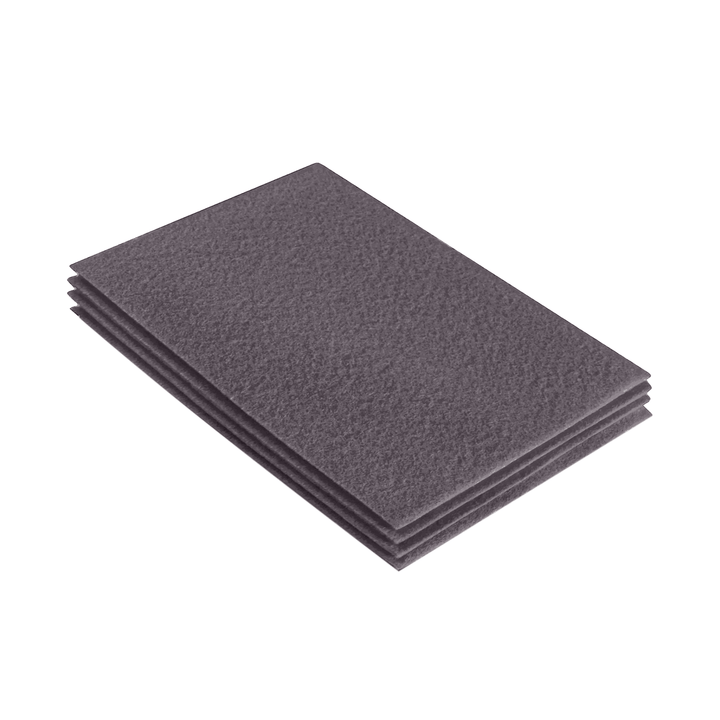 Acrylic Felt 9"X12" Sheet Packs | Platinum Gray - FabricLA.com