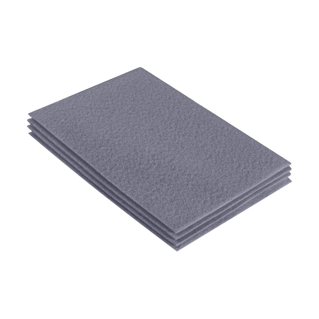 Acrylic Felt 9"X12" Sheet Packs | Grey - FabricLA.com