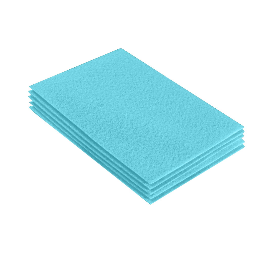 Acrylic Felt 9"X12" Sheet Packs | Baby Blue - FabricLA.com
