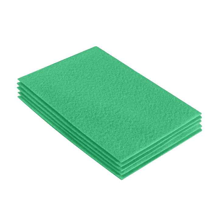 Acrylic Felt 9"X12" Sheet Packs | Mint - FabricLA.com