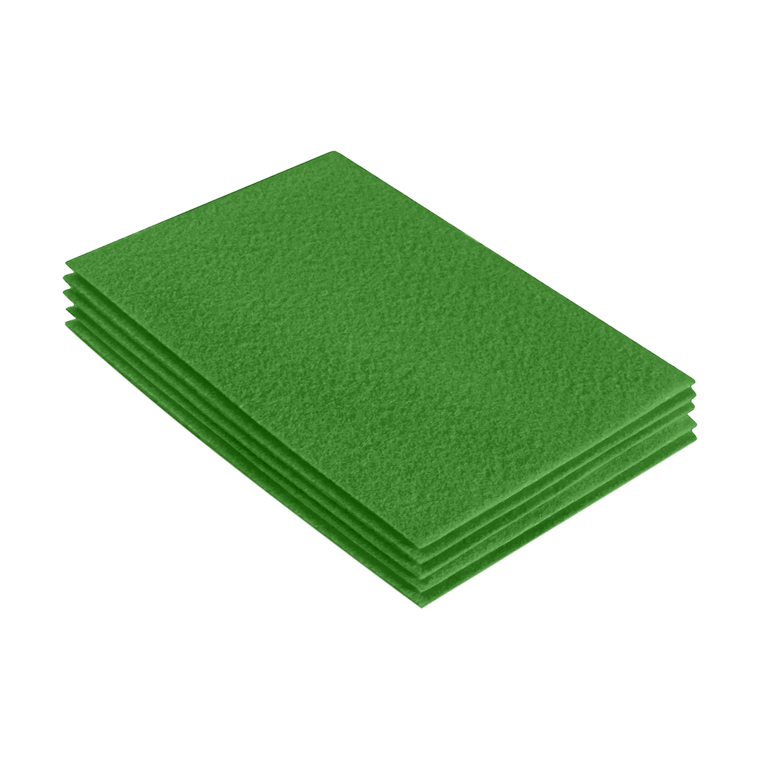 Acrylic Felt 9"X12" Sheet Packs | Green - FabricLA.com