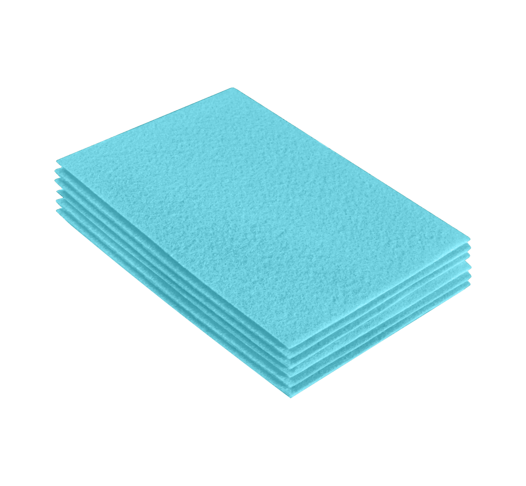 Acrylic Felt 9"X12" Sheet Packs | Baby Blue - FabricLA.com