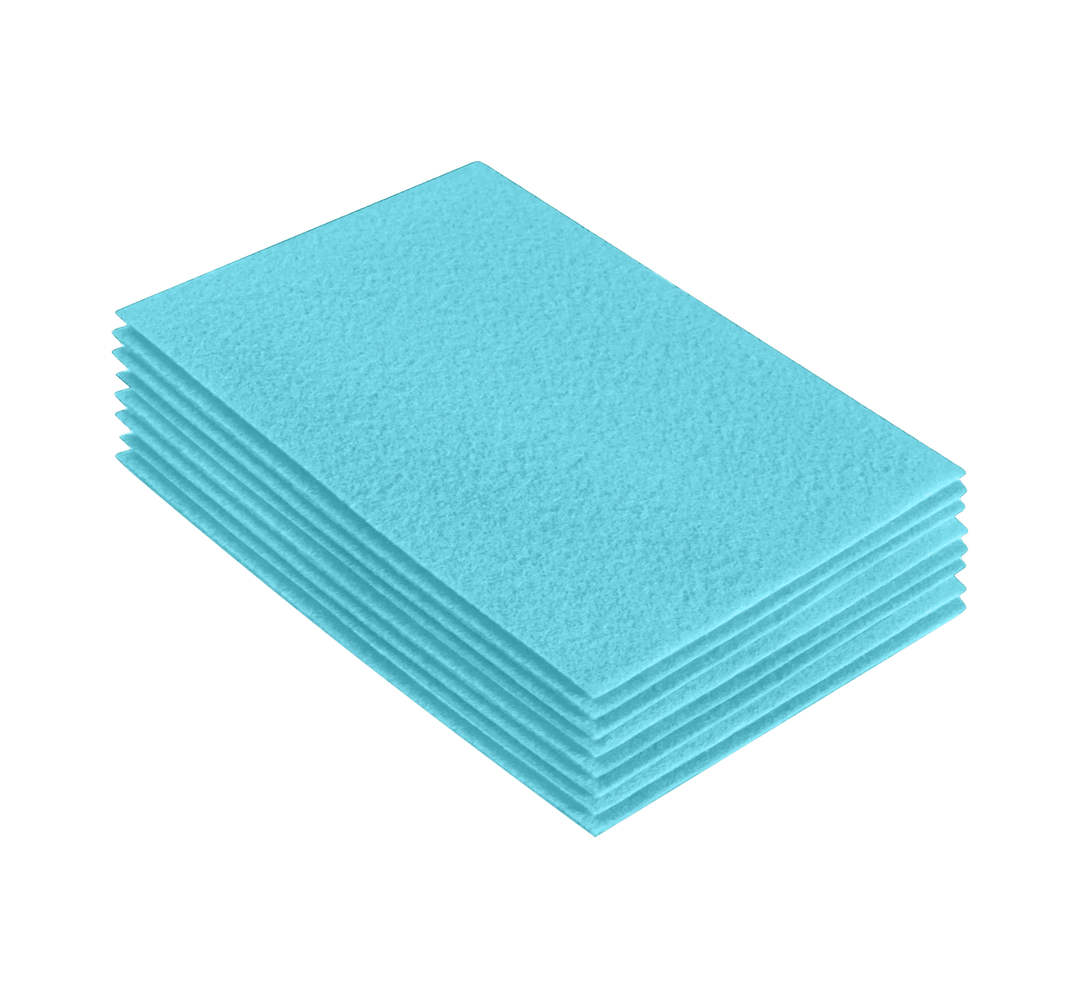 Acrylic Felt 9"X12" Sheet Packs | Baby Blue - FabricLA.com