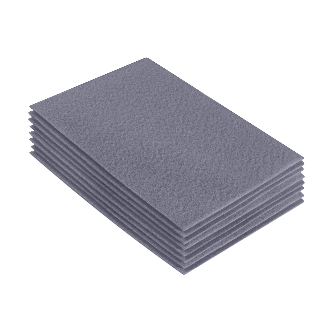 Acrylic Felt 9"X12" Sheet Packs | Grey - FabricLA.com