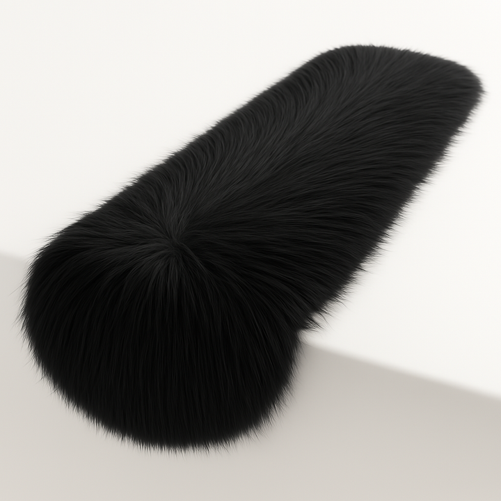 Faux Fur Table Runners – Elegant Decor for Every Occasion - Black