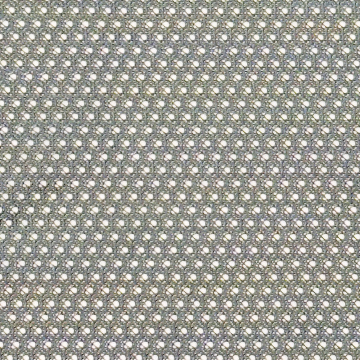 Close-up drape of black polyester micro mesh fabric, breathable open-hole texture, 60 inches wide