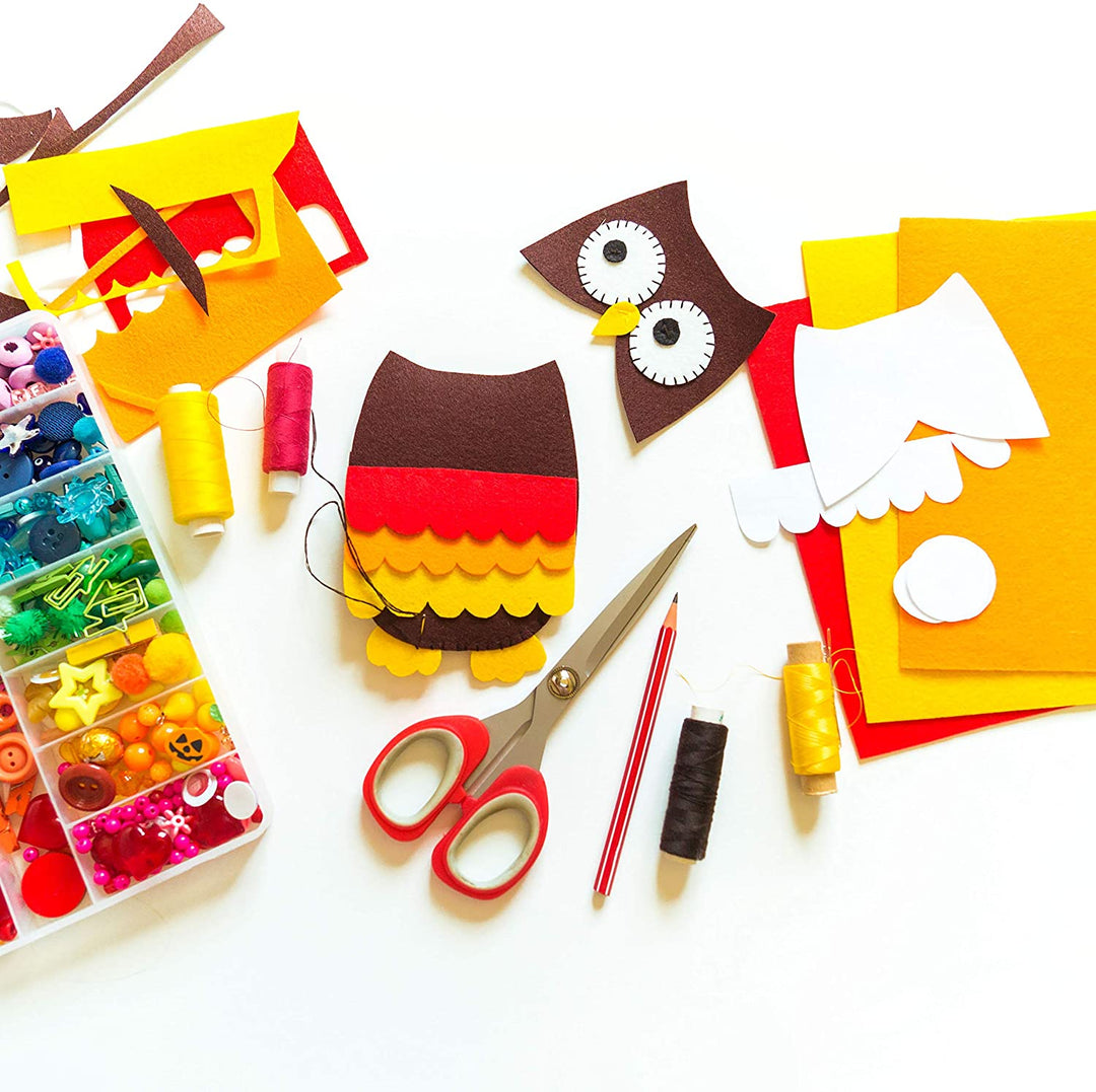Craft Felt Fabric - 18" X 18" Inch Wide & 1.6mm Thick Felt Fabric - Use This Soft Felt for Crafts - Felt Material Pack - FabricLA.com