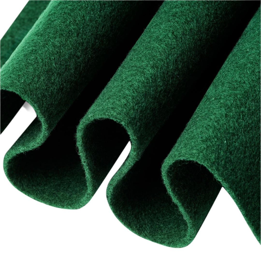 Hunter Green Felt Fabric