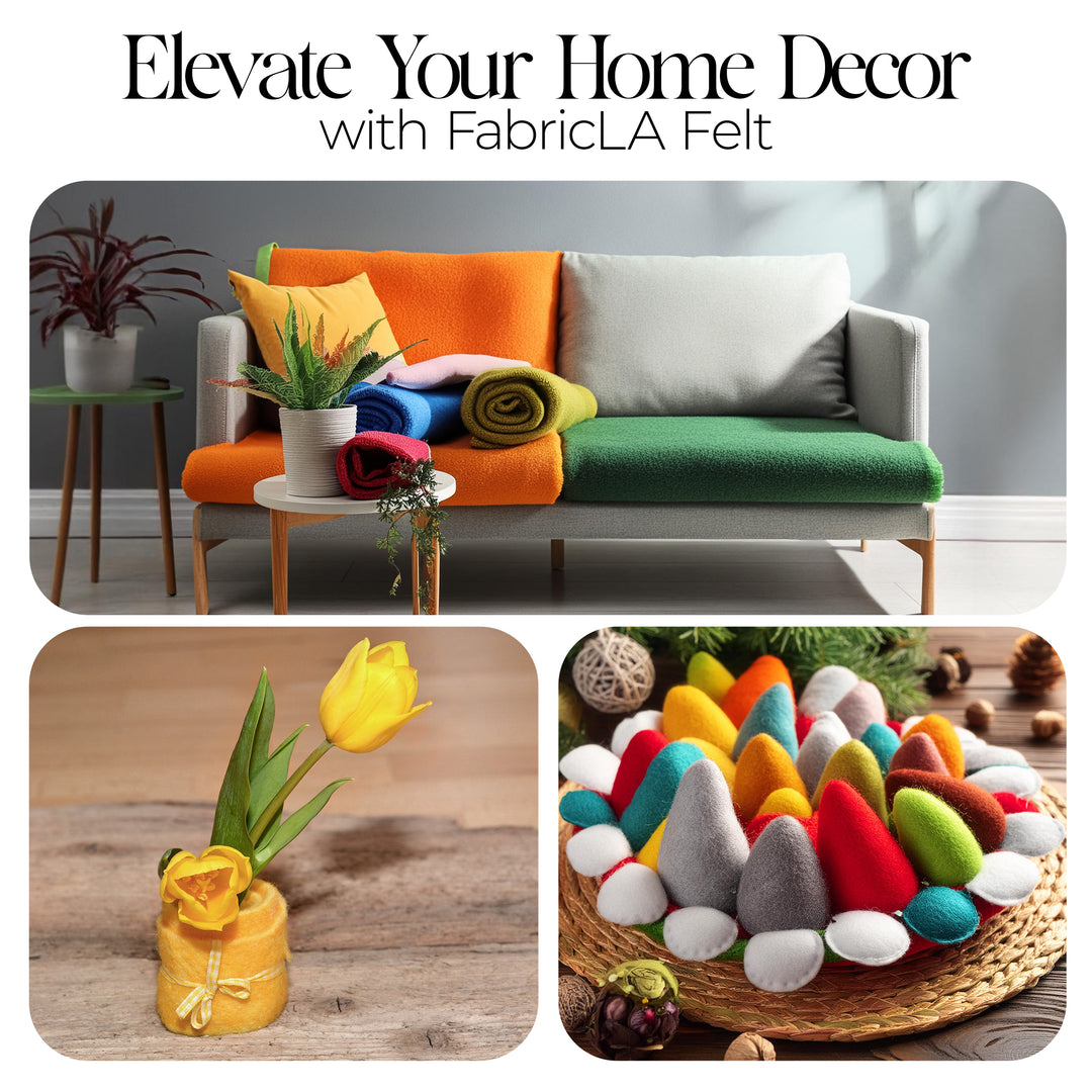 Felt fabric elevate your home decor and more
