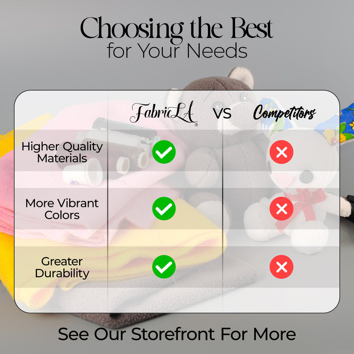 Choosing the best felt fabric.