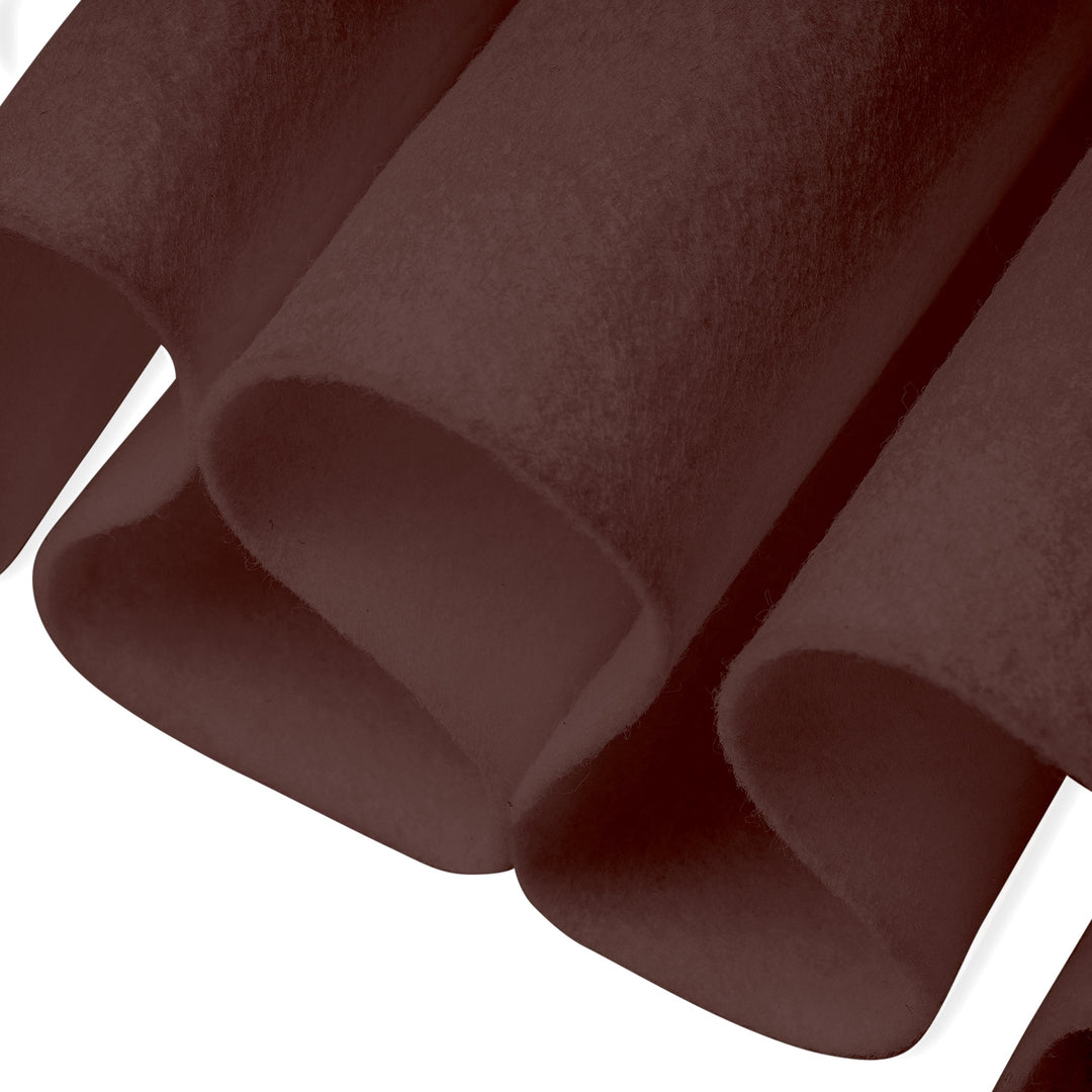 Close-up of brown fabric with a textured surface