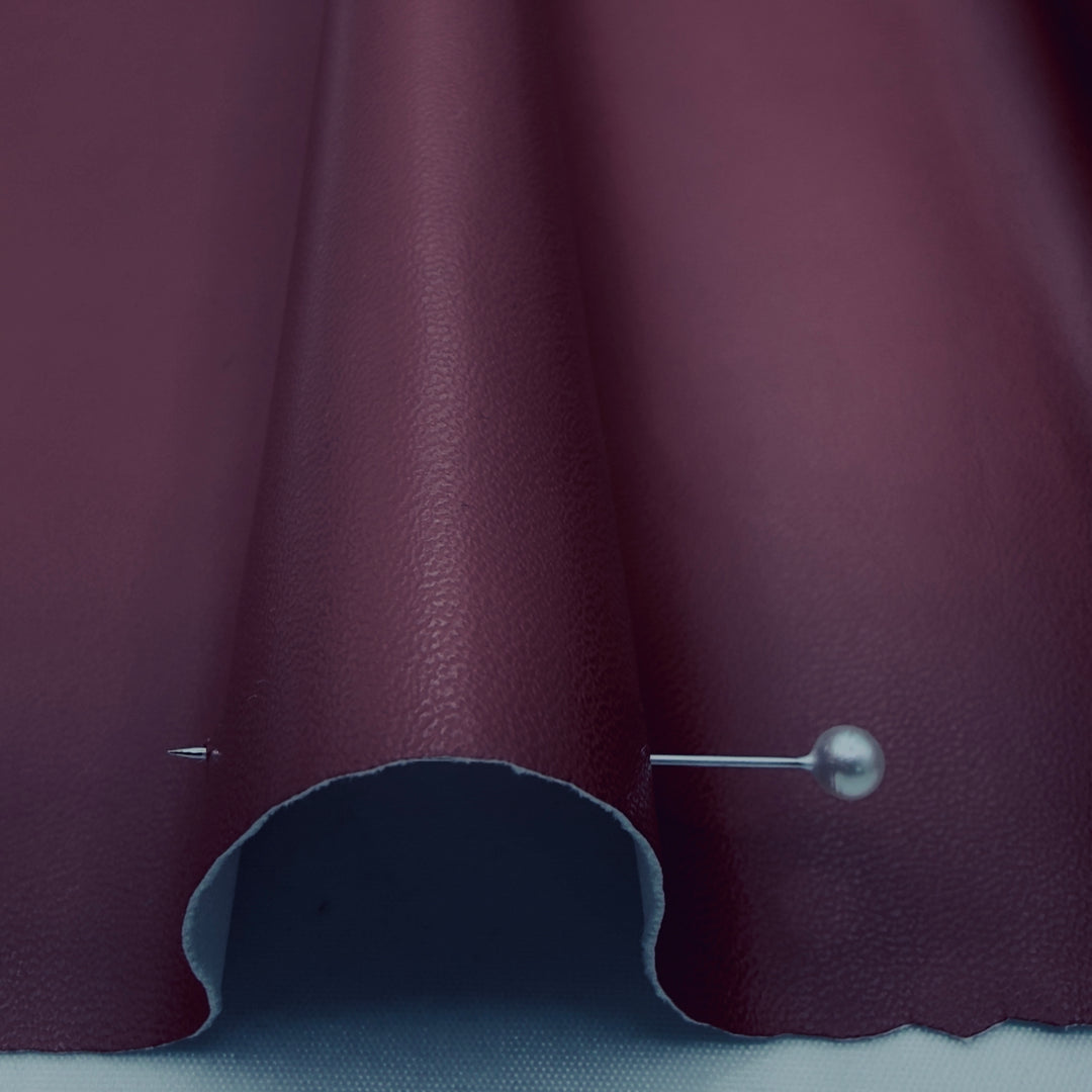 Faux Leather Fabric by Yard – Smooth Upholstery Vinyl | 58/60" Wide, Durable & Easy to Clean