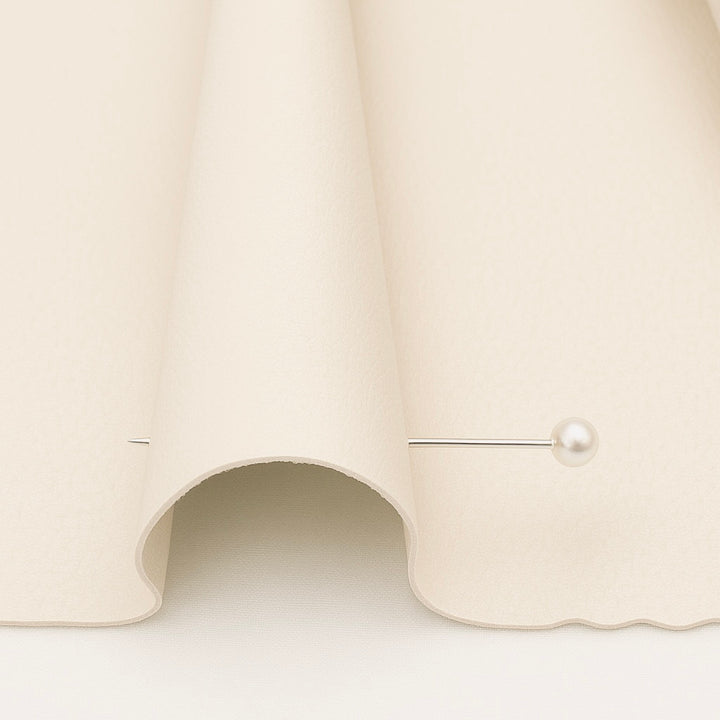 Faux Leather Fabric by Yard – Smooth Upholstery Vinyl | 58/60" Wide, Durable & Easy to Clean