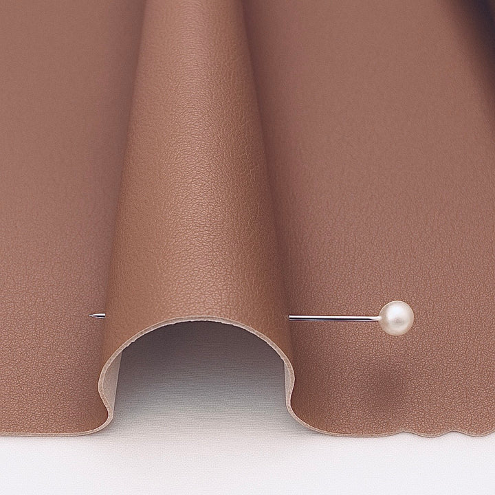 Faux Leather Fabric by Yard – Smooth Upholstery Vinyl | 58/60" Wide, Durable & Easy to Clean