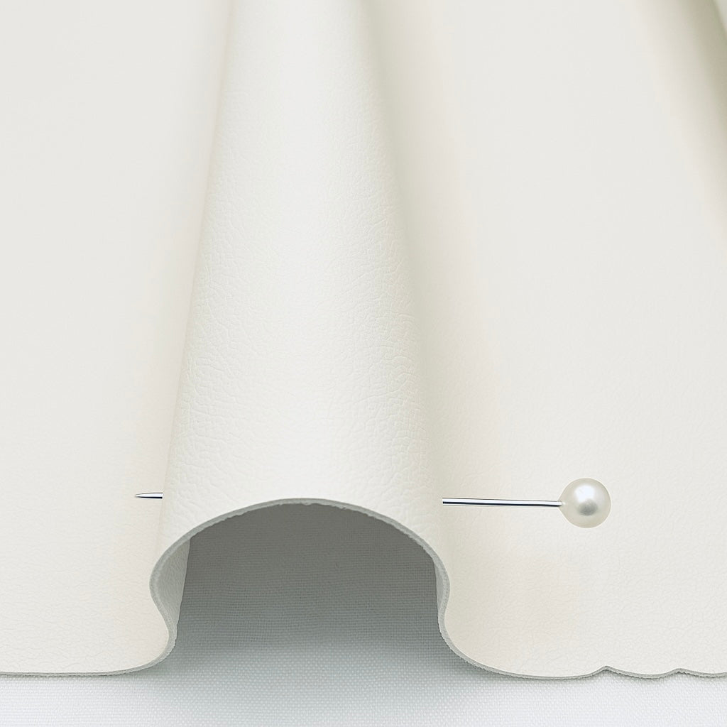 Faux Leather Fabric by Yard – Smooth Upholstery Vinyl | 58/60" Wide, Durable & Easy to Clean