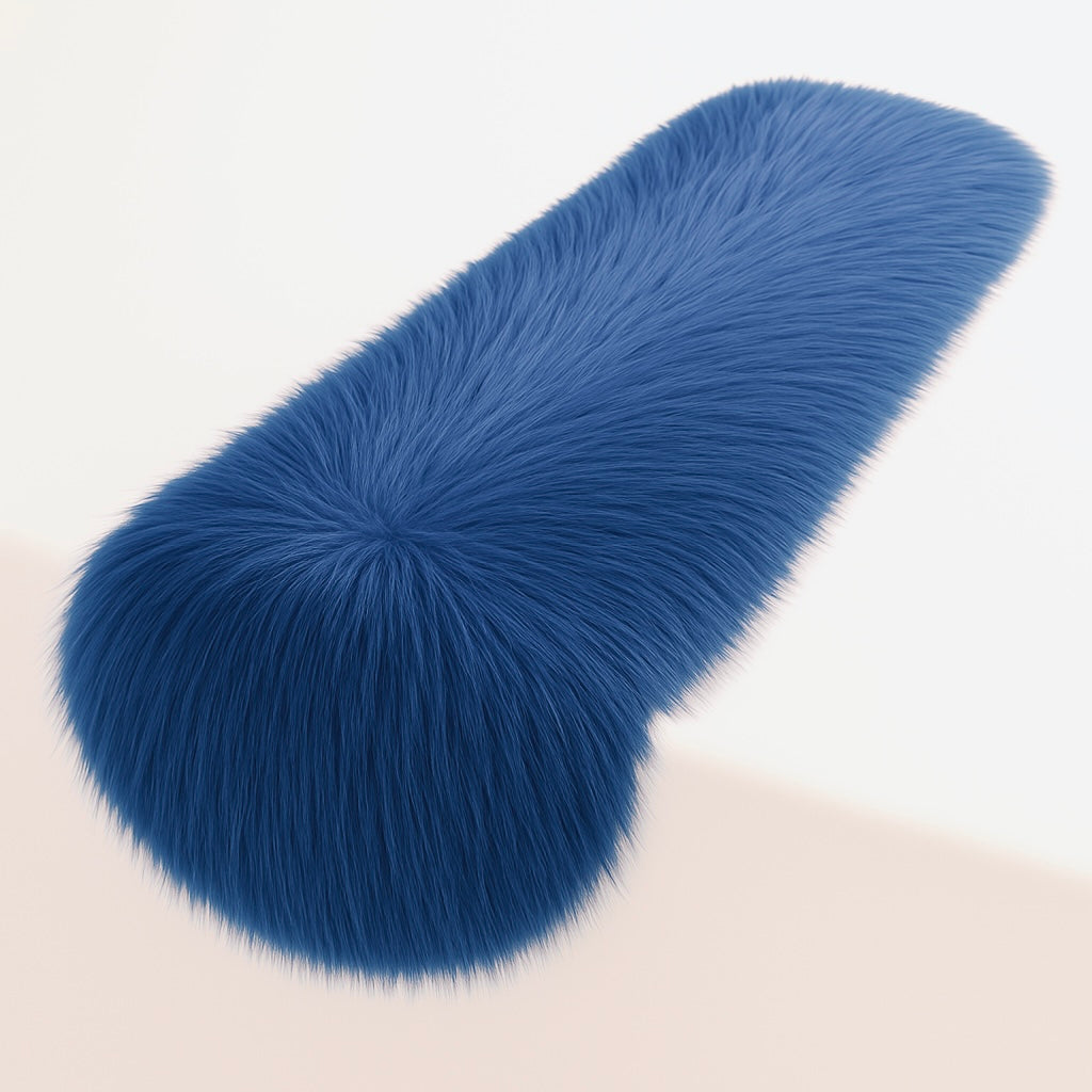 Caminos de mesa de piel sintética: decoración elegante para cualquier ocasión - Azul rey