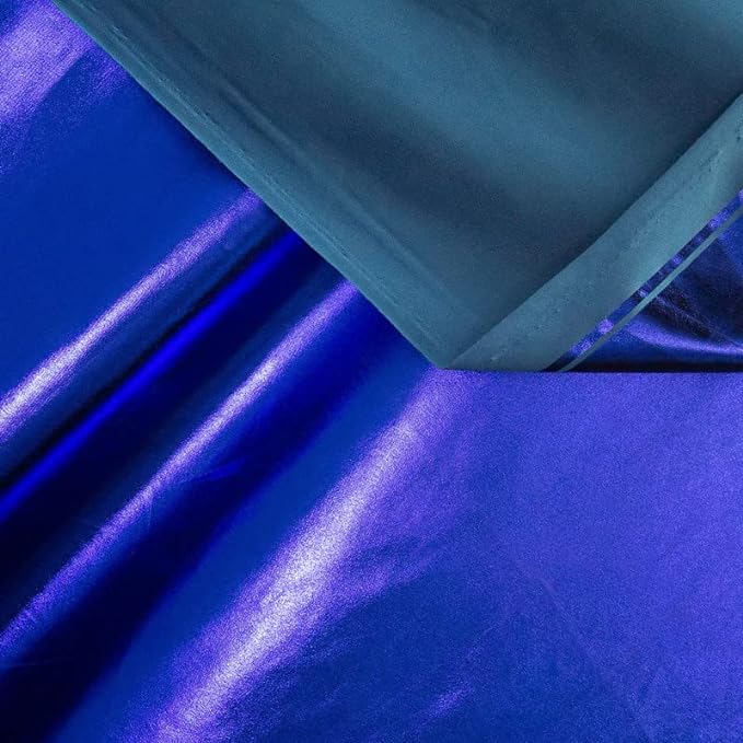 Hologram Metallic Foil Spandex Knit Fabric 4-Way Stretch, 60" Inch Wide| Multicolor - FabricLA.com