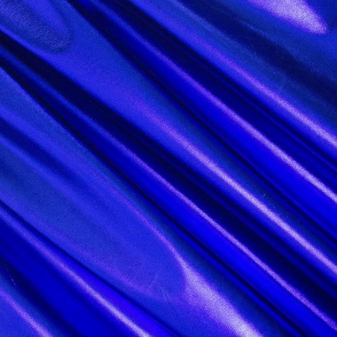 Hologram Metallic Foil Spandex Knit Fabric 4-Way Stretch, 60" Inch Wide| Multicolor - FabricLA.com