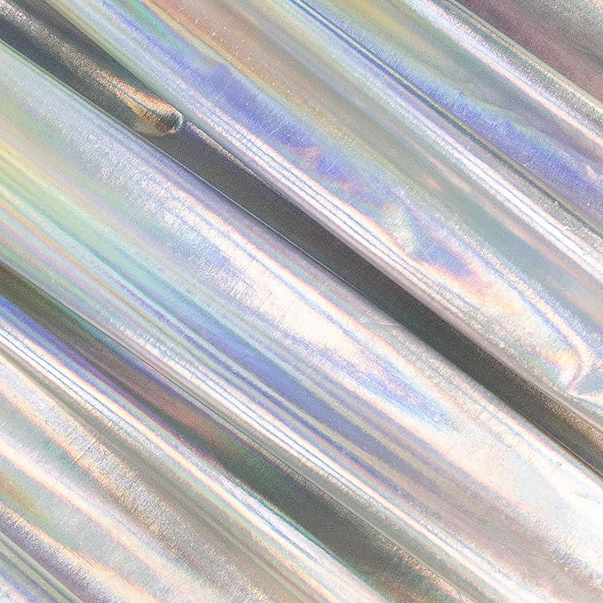 Hologram Metallic Foil Spandex Knit Fabric 4-Way Stretch, 60" Inch Wide| Multicolor - FabricLA.com