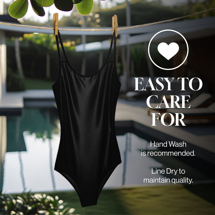 Nylon Spandex Swimwear Tricot Fabric | Black - FabricLA.com