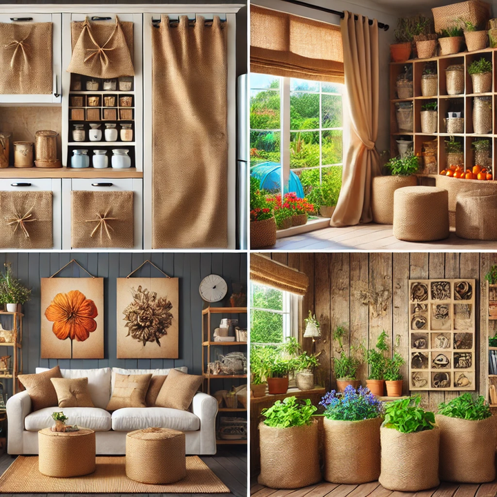 Rollo de tela de arpillera natural: yute ecológico para manualidades, decoración y eventos