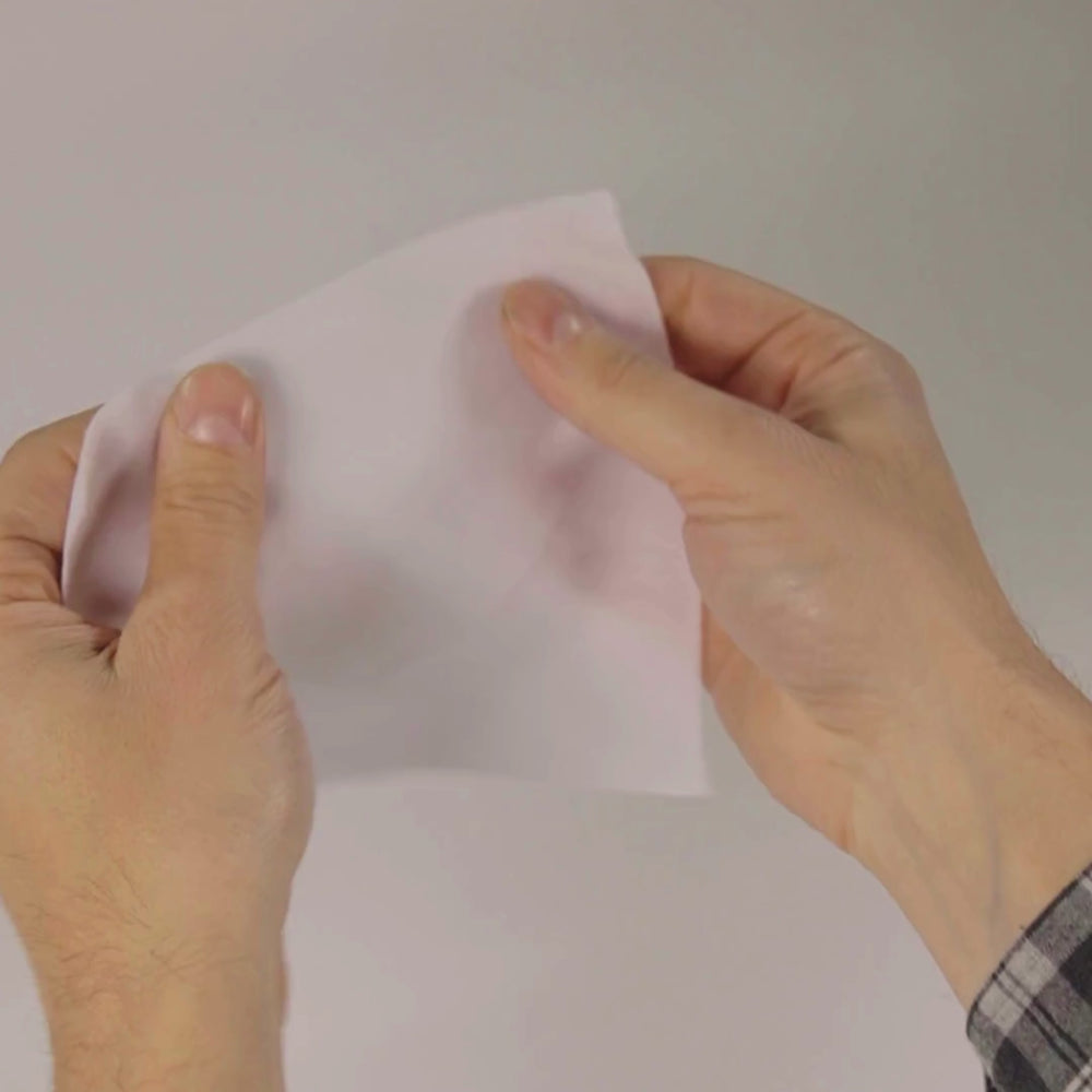 Polyester Knit Interlock Lining Fabric video showing its mechanical stretch