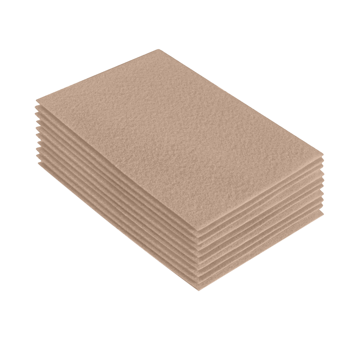 Acrylic Felt 9"X12" Sheet Packs | Sandy - FabricLA.com