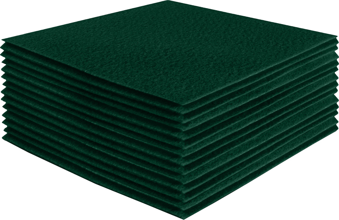 Acrylic Felt Craft Sheet Packs | Hunter Green A40 - FabricLA.com