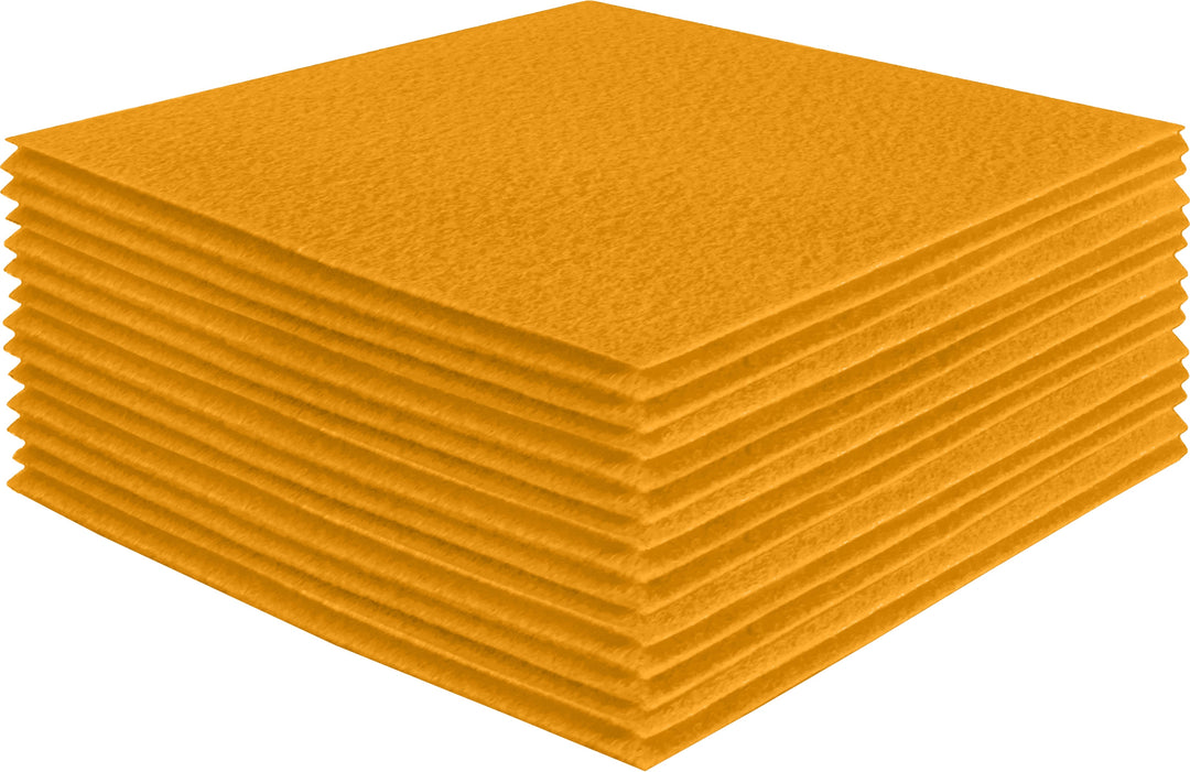 Acrylic Felt Craft Sheet Packs | Gold - FabricLA.com