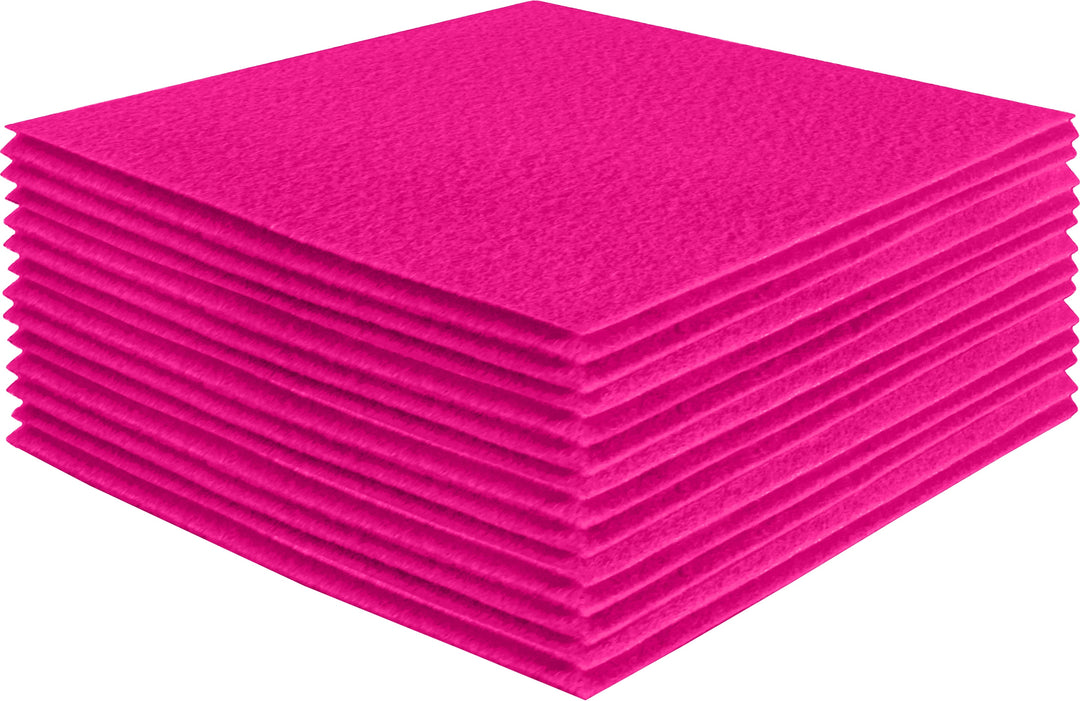 Acrylic Felt Craft Sheet Packs | Neon Pink - FabricLA.com